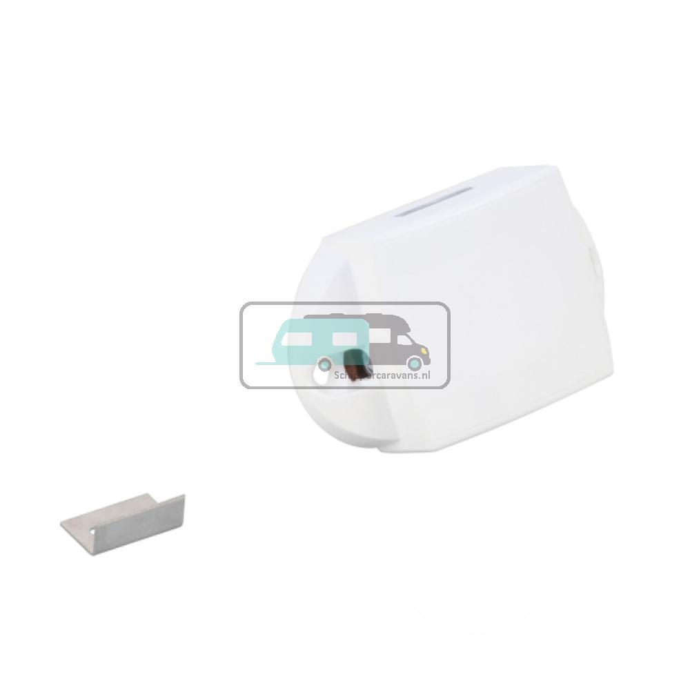[OCS_A0034881L] Drukknopslot Spanjolet Eenzijdig Bedienbaar Wit