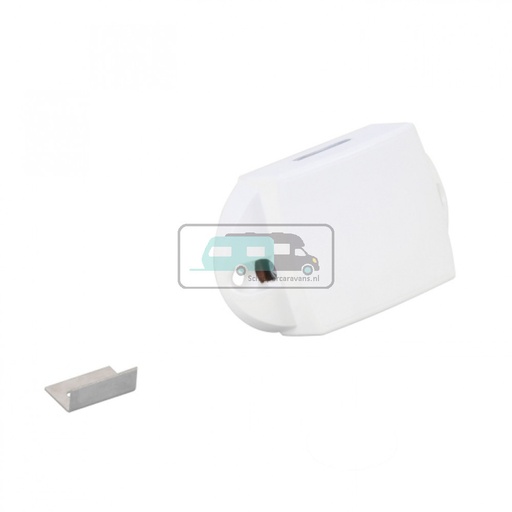 [OCS_0803008B] Drukknopslot Spanjolet Eenzijdig Bedienbaar Wit
