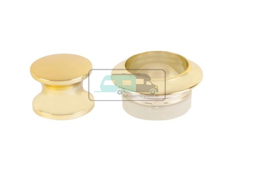 [OCS_0803018B] Knop+Ring Pushlock Koper 2st.