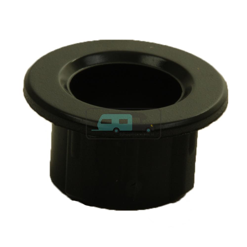 [OCS_A0033359L] Doorvoer huls zwart van de spanjoletstang Hobby