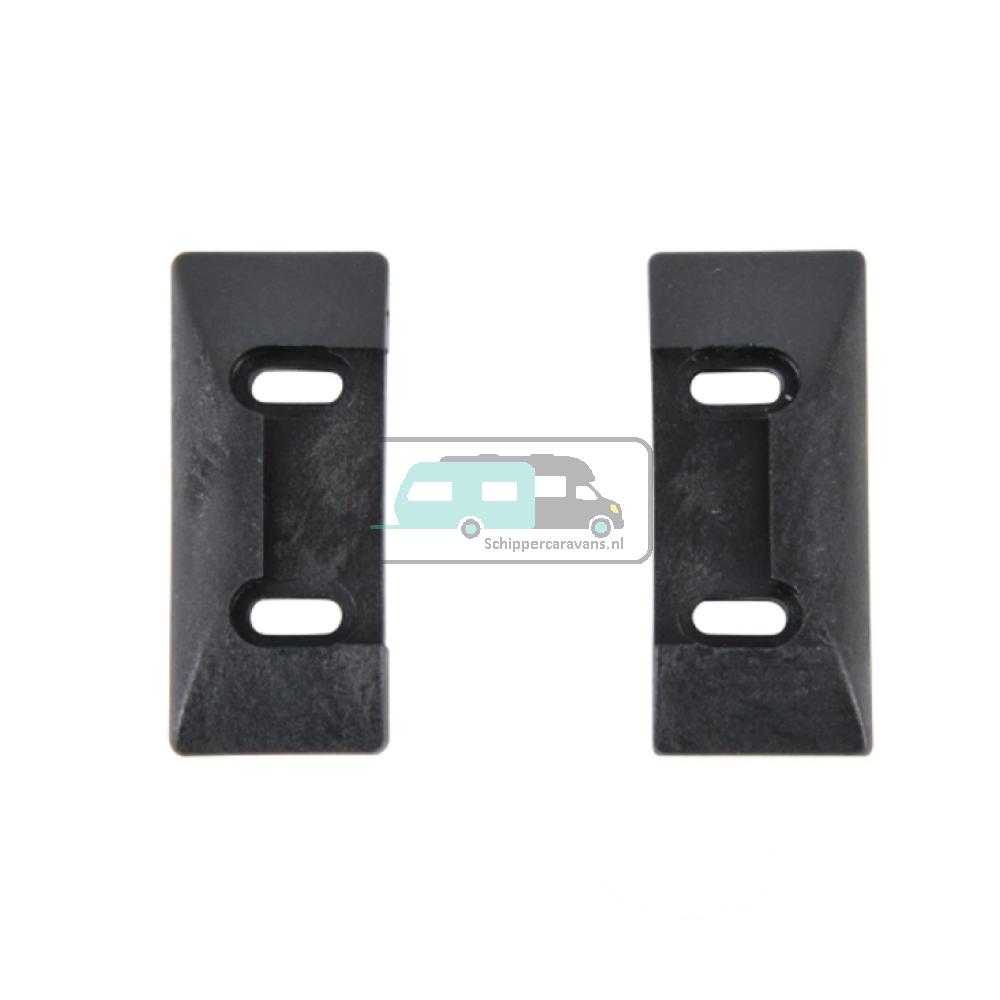 [OCS_A0033348L] Meubelgreep Sluitstuk voor Combi-Line Zwart 9mm 2st.