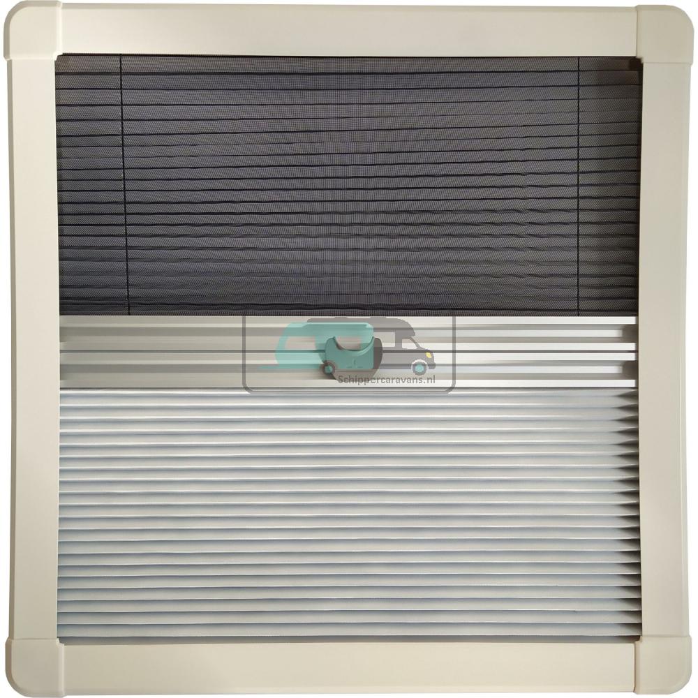 [OCS_A0035088] Horrex Gebogen Duo Plissé R5000 Crèmewit 734x544