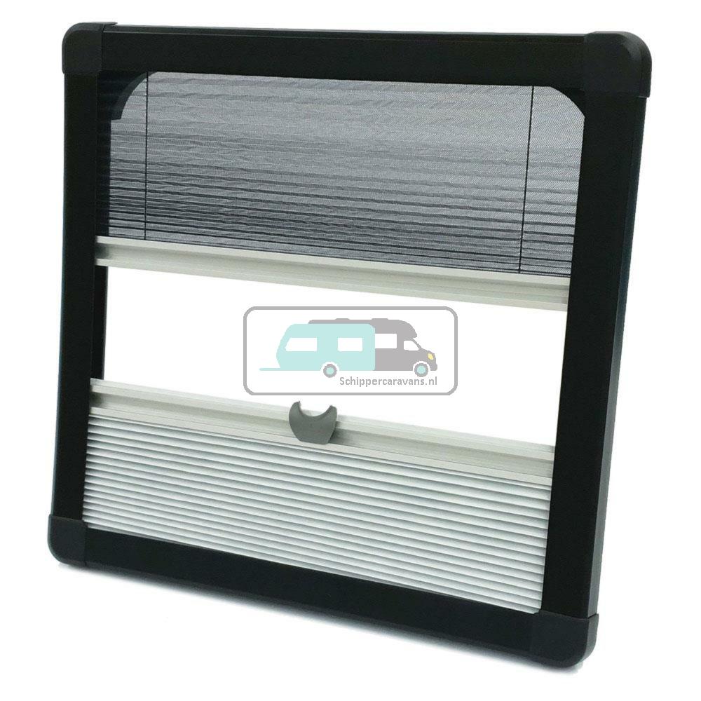 [OCS_A0035083] Horrex Gebogen Duo Plissé R5000 Zwart 314x414