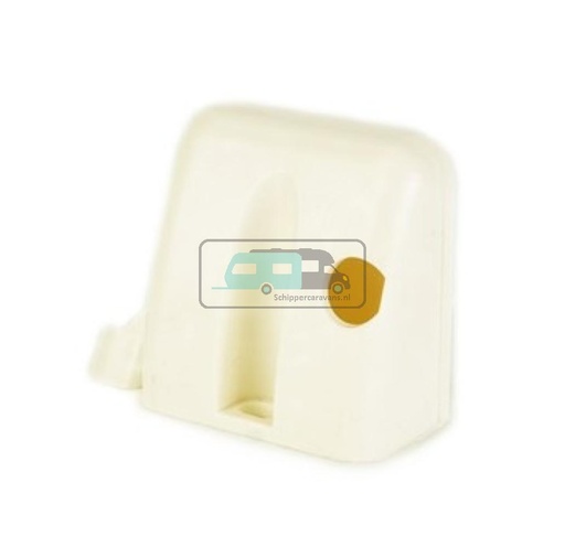 [OCS_A0026759] Remiflair 1 Eindkap met Bevestiging Rechts Crèmewit