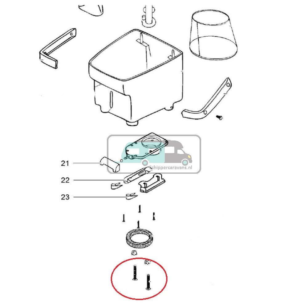 [OCS_A0028310] Thetford Bracket Mounting