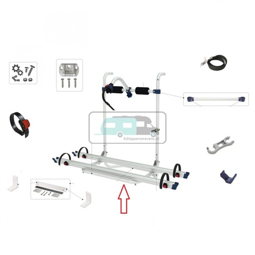 [OCS_0902043] Fiamma Bike Rail support kit Caravan Hobby