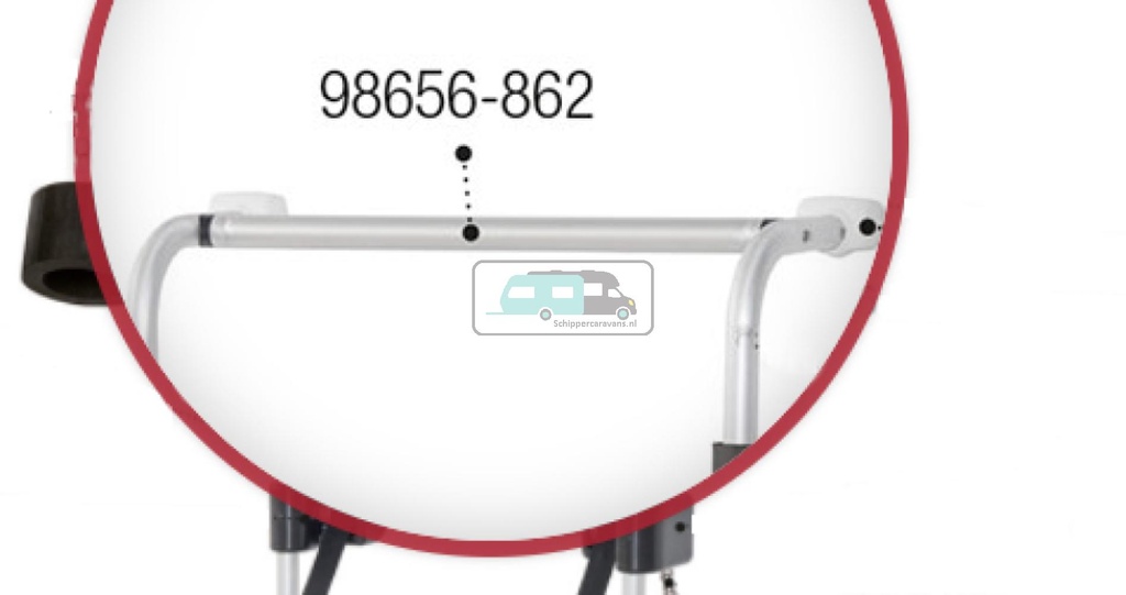 [OCS_A9907447] Fiamma Upper bar for CB 2000 Black 98656-862