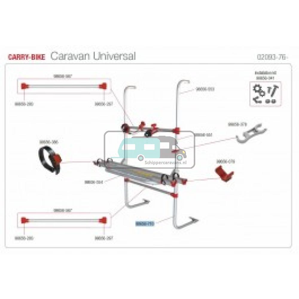[OCS_A9901042] Fiamma Lower structure CB Caravan Universal 98656-710