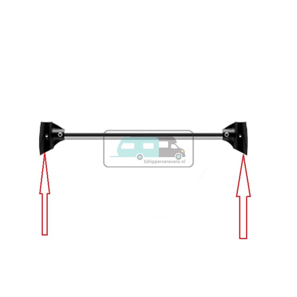 [OCS_A0024671] Fiamma T-stuk adapter Pro zwart 98656M009