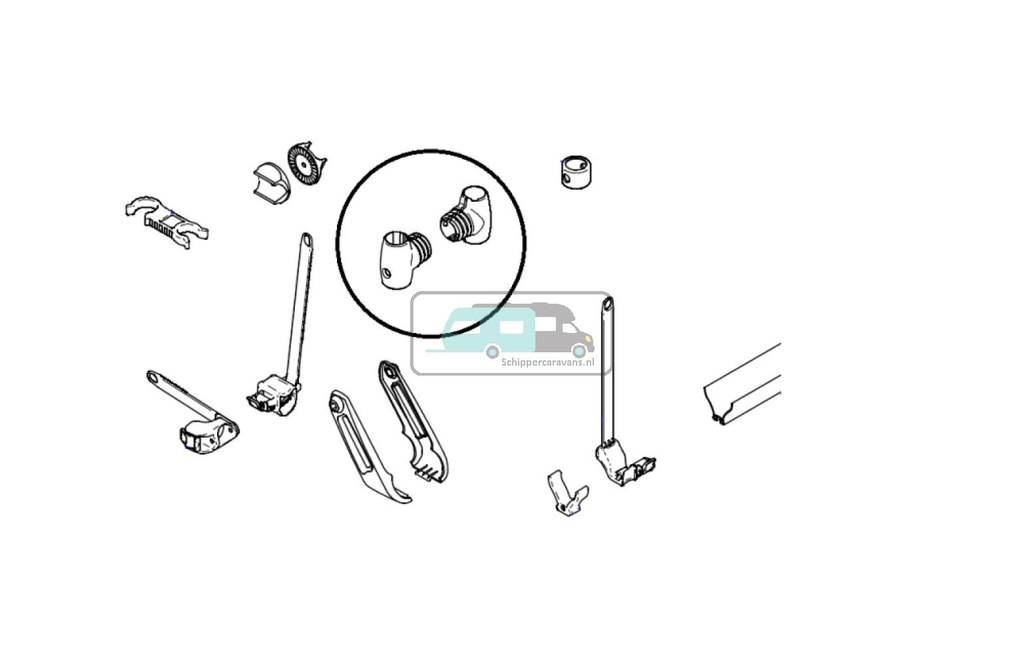 [OCS_A9902631] Thule Sport G2 T-Piece 2st.