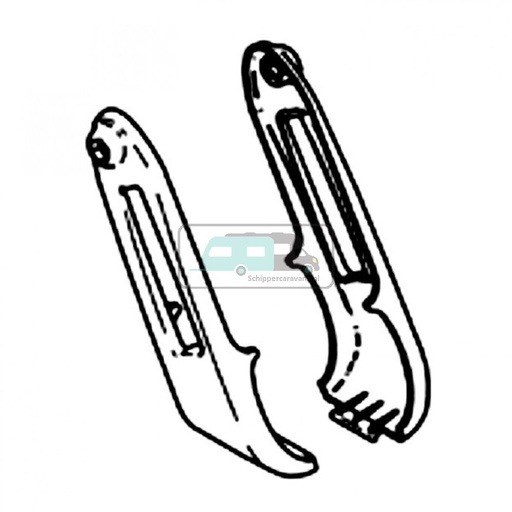 [OCS_0906156] Thule Elite G2 hinge covers black (1l+1r)