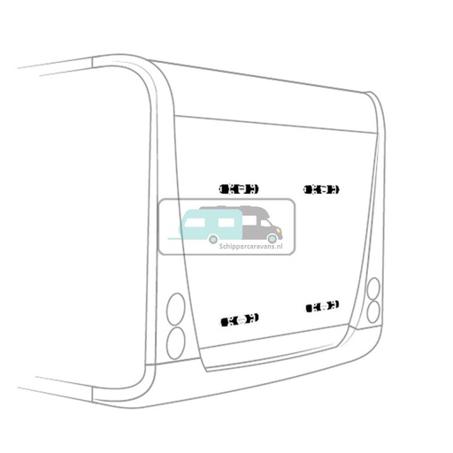 [OCS_A0025399] Thule adapter 4-punt montage Euramobil MI3