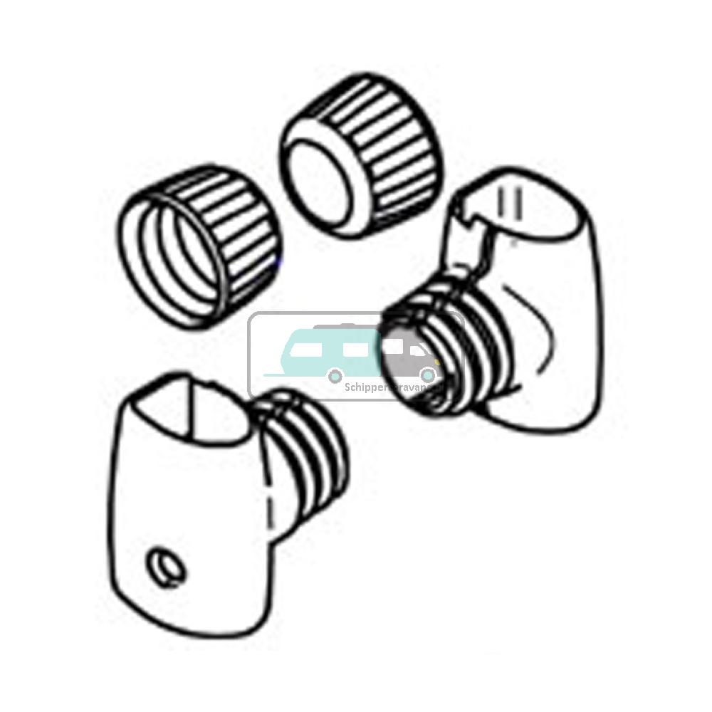 [OCS_A9902642] Thule G2 Elite Oval T-stuk links en rechts 1500602631