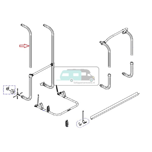[OCS_0906253] Thule Elite G2 Bovenarm zwart