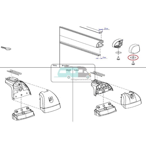 [OCS_A0025415] Thule Vulplaatje Probar Flex M6