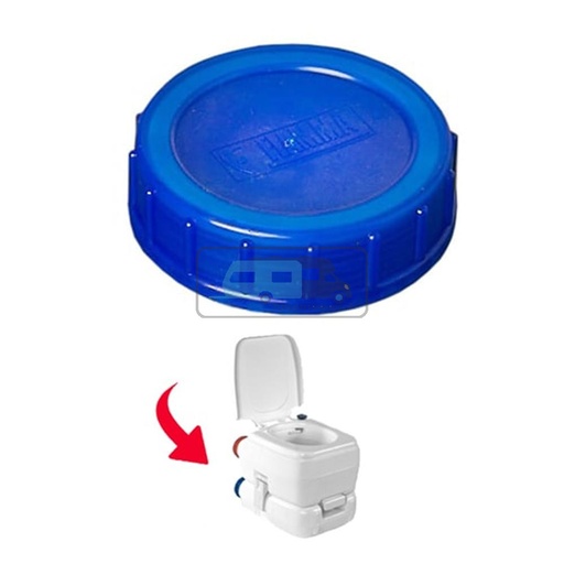 [OCS_1002016] Fiamma Bi-Pot Draaidop Ondertank Blauw