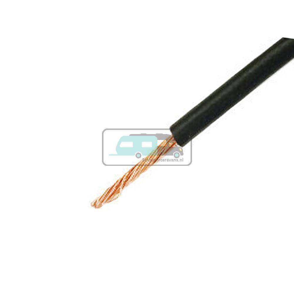 [OCS_A0032337] Installatiedraad 1,5mm2 Zwart 100m