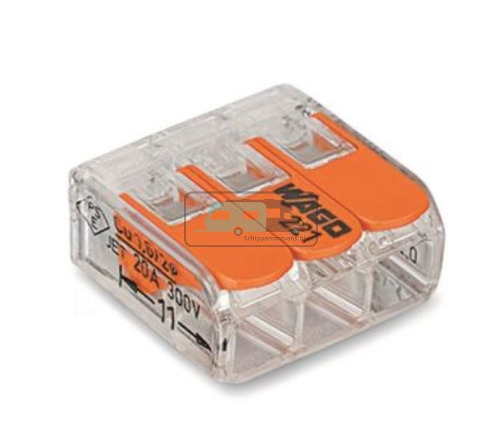 [OCS_A0001252] Wago 221 Lasklem 3-Weg