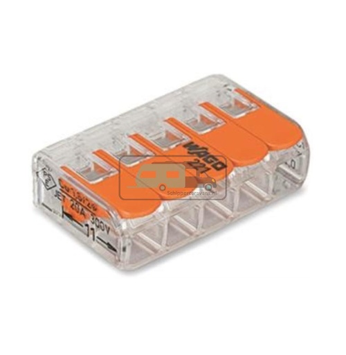 [OCS_A0001253] Wago 221 Lasklem 5-Weg