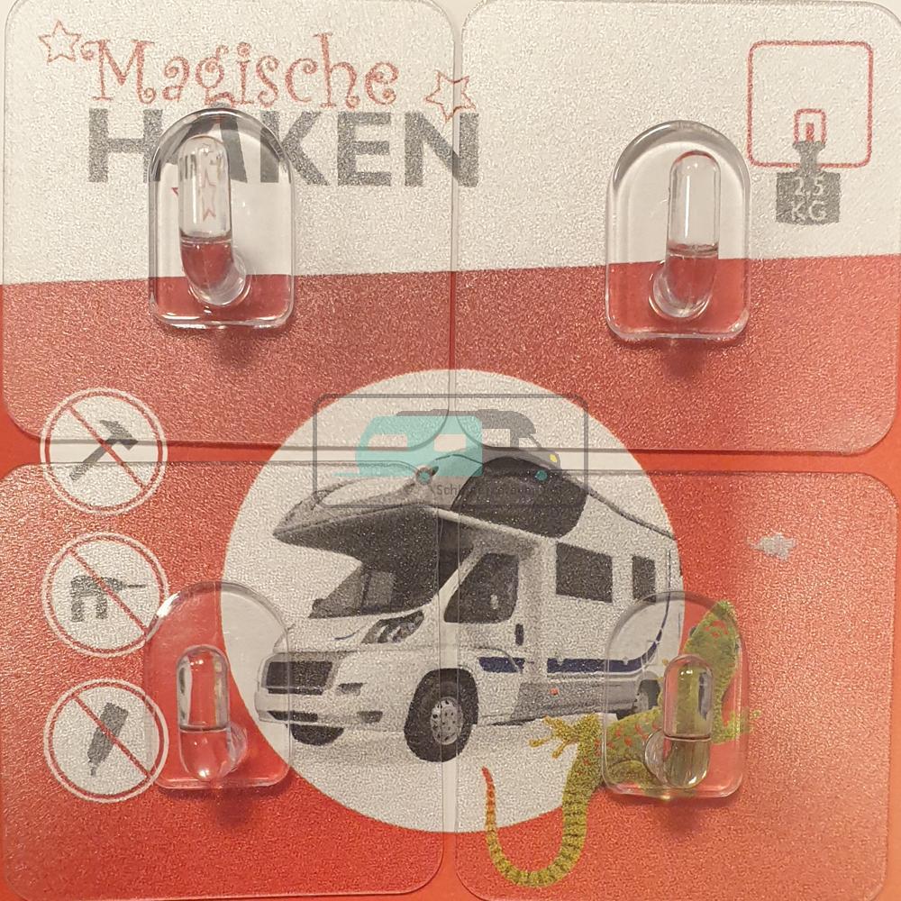 [OCS_A0033449] Wandhaak Magische Haken Mini 4st.