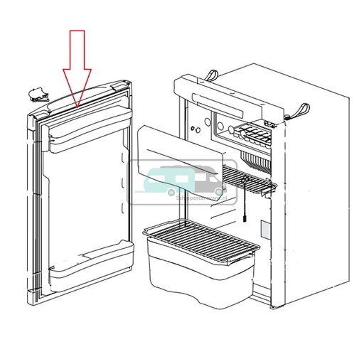 [OCS_1132901] Thetford N112 Deur Frameless
