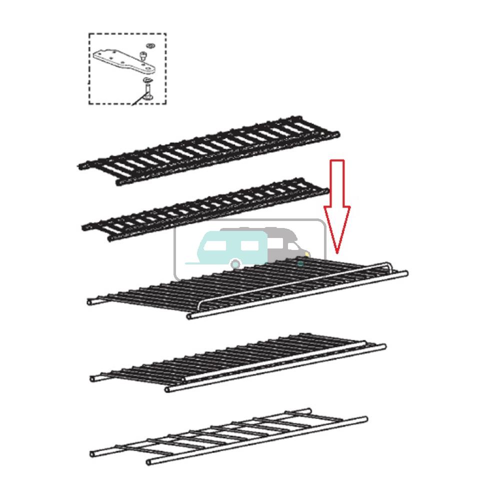 [OCS_A9907348] Dometic Rooster Boven Verzinkt RMS8400