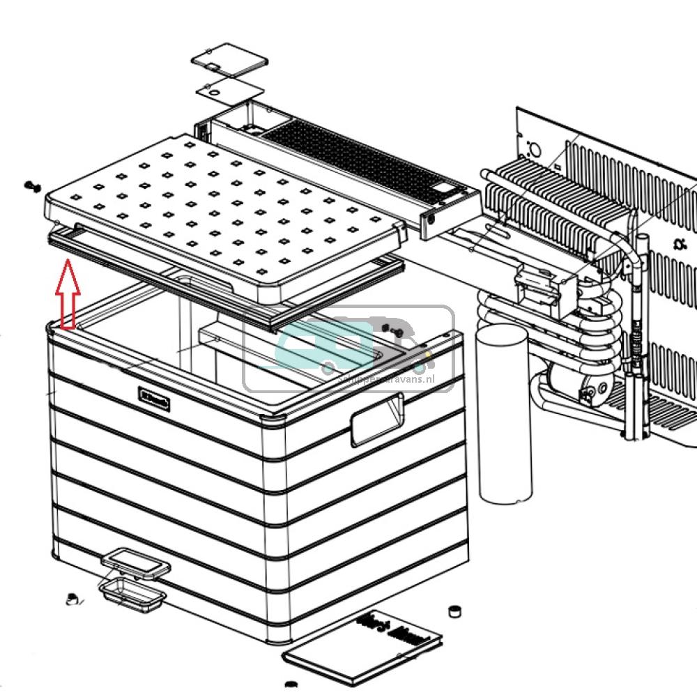 [OCS_A0030495] Dometic Rubber tbv Deksel 2922613001