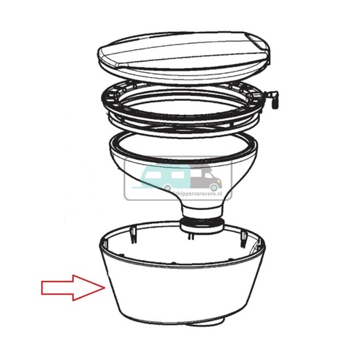 [OCS_A0030671] Dometic Bekleding BAC 2426014417