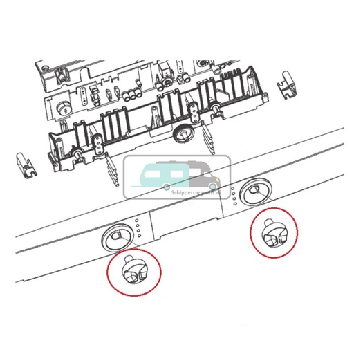 [OCS_A0030400] Dometic Draaiknop NCS S200 Y30R 2412787034