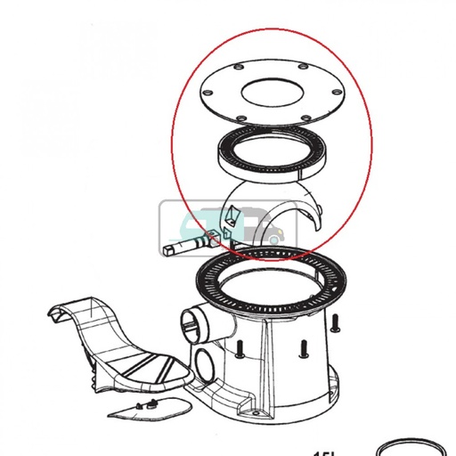 [OCS_1133274] Dometic VT2500 Halve Bol Afdichtingskit