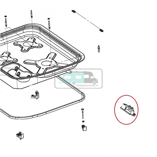 [OCS_1133288] Dometic CE08-DF Ontsteking