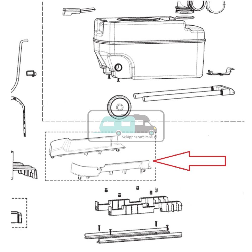 [OCS_A9903271] Dometic CTS4110 Drager Rechts En Links