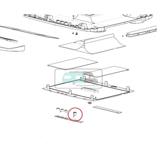 [OCS_1133342] Dometic B1600 Knopset Thermostaat