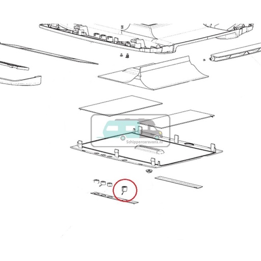 [OCS_A0030549] Dometic B1600 Knopset Thermostaat