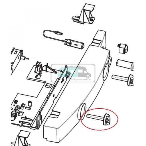 [OCS_1133343] Dometic RMS8550 Draainkop Keuzeschakelaar