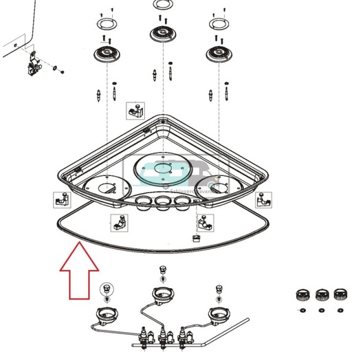 [OCS_A0030589] Dometic PICE08 Profielafdichting Zwart