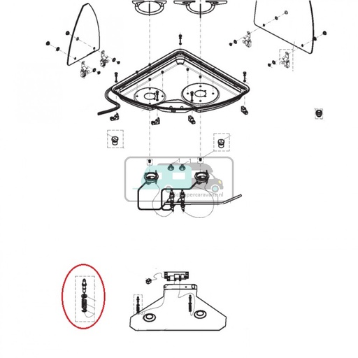 [OCS_1133376] Dometic CE99 Ontstekingskaars met Kabel