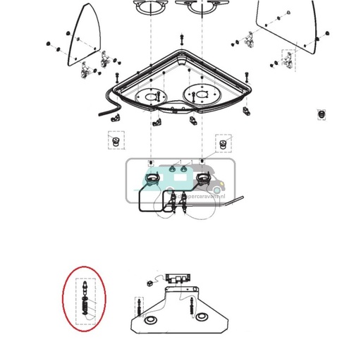 [OCS_A0030577] Dometic CE99 Ontstekingskaars met Kabel