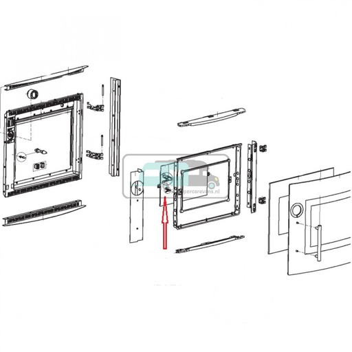 [OCS_1133440] Dometic Veer Ovendeur FO 391