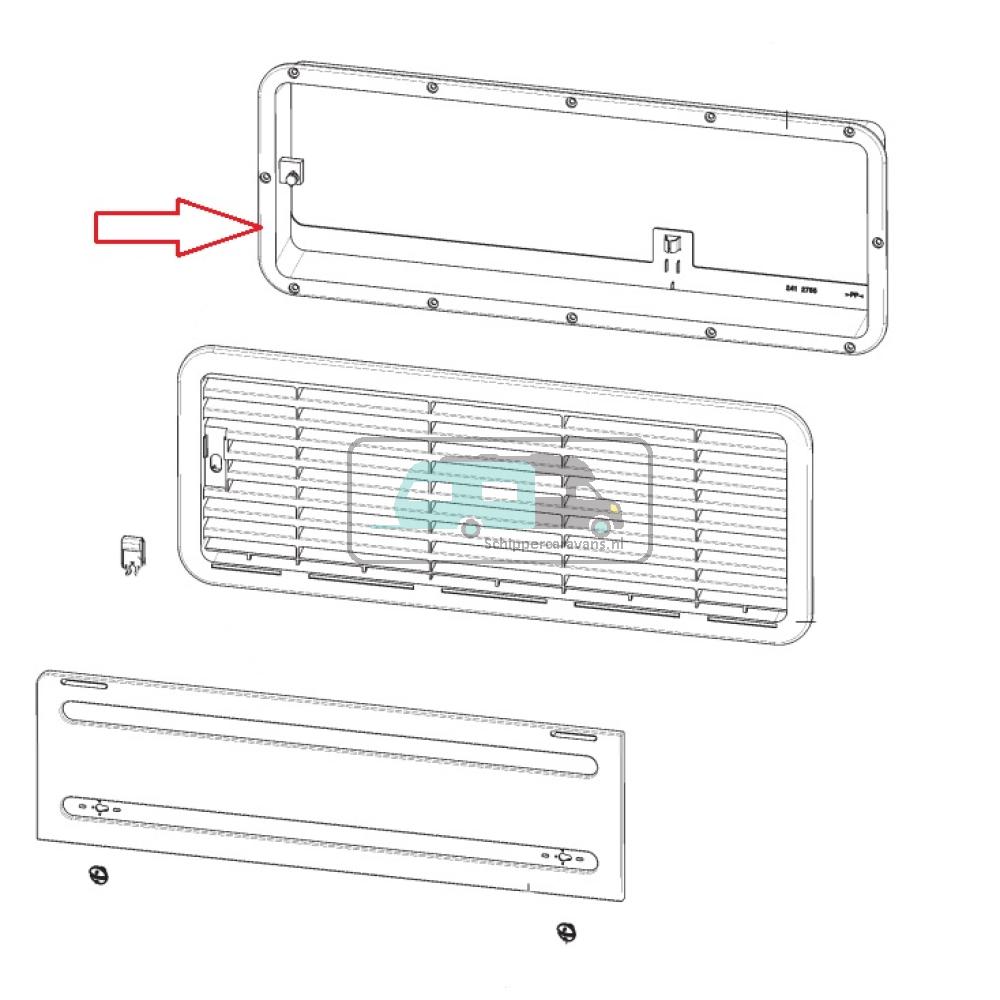 [OCS_A0030525] Dometic L200 Kader Bodem Wit