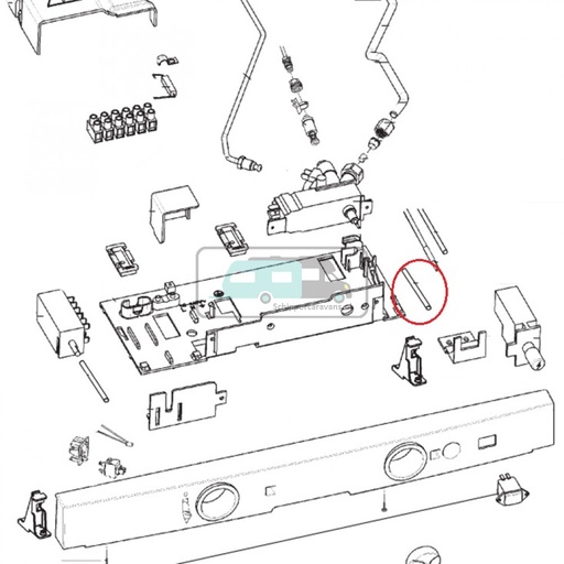 [OCS_1133469] Dometic RMT7650L Verlengstang/ Verlengas Piezo