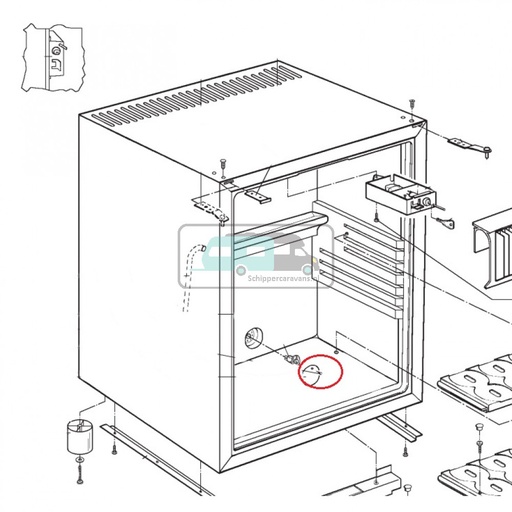 [OCS_1133473] Dometic RH840AC Plug Plastic Zwart 3x9,5mm