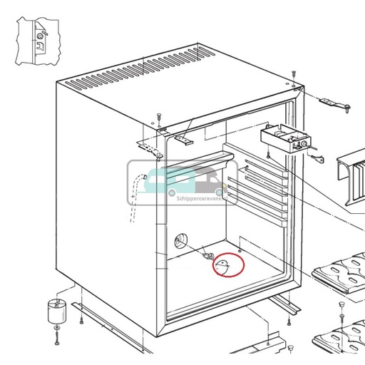 [OCS_A0030502] Dometic RH840AC Plug Plastic Zwart 3x9,5mm