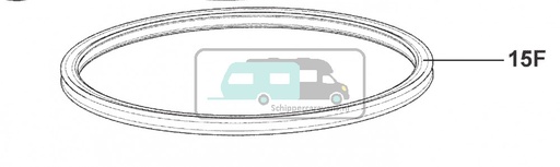 [OCS_1133481] Dometic Afdichter Cassette zwart 2426012965