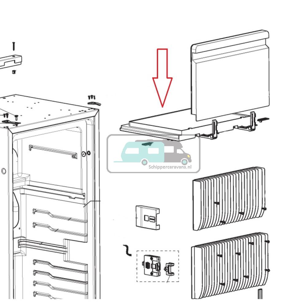 [OCS_A9904429] Dometic RML8551 Bodem Invrieskompartiment
