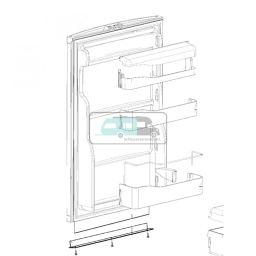 [OCS_1133507] Dometic RM7290L Deur Service Compleet 525x758