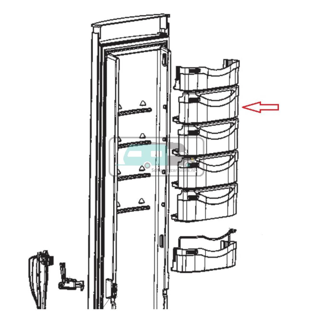[OCS_A0026941] Dometic RML8230 Deurpaneel Compartiment Fendt