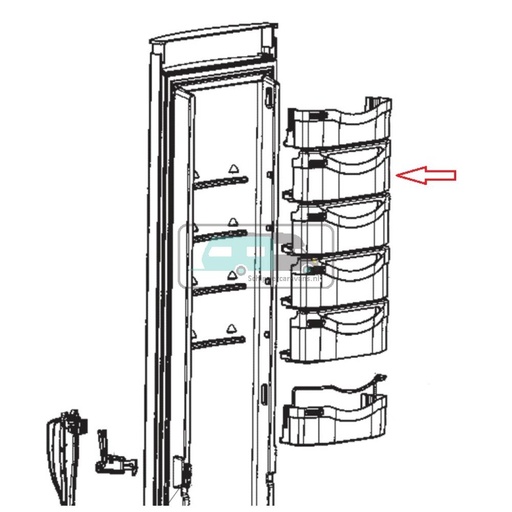 [OCS_A0026941] Dometic RML8230 Deurpaneel Compartiment Fendt
