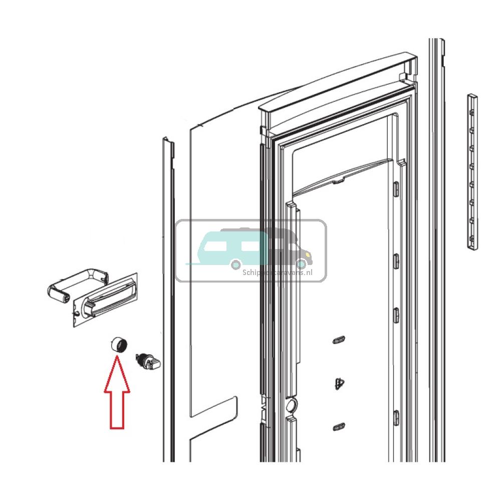 [OCS_A9903286] Dometic RML9435 Plaatmoer Handgreep
