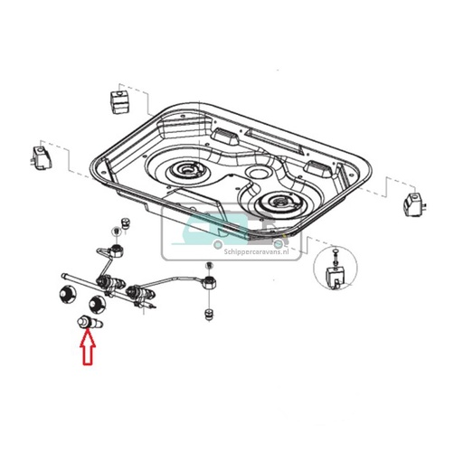 [OCS_A9905304] Dometic MO8821 Piezo Aansteker